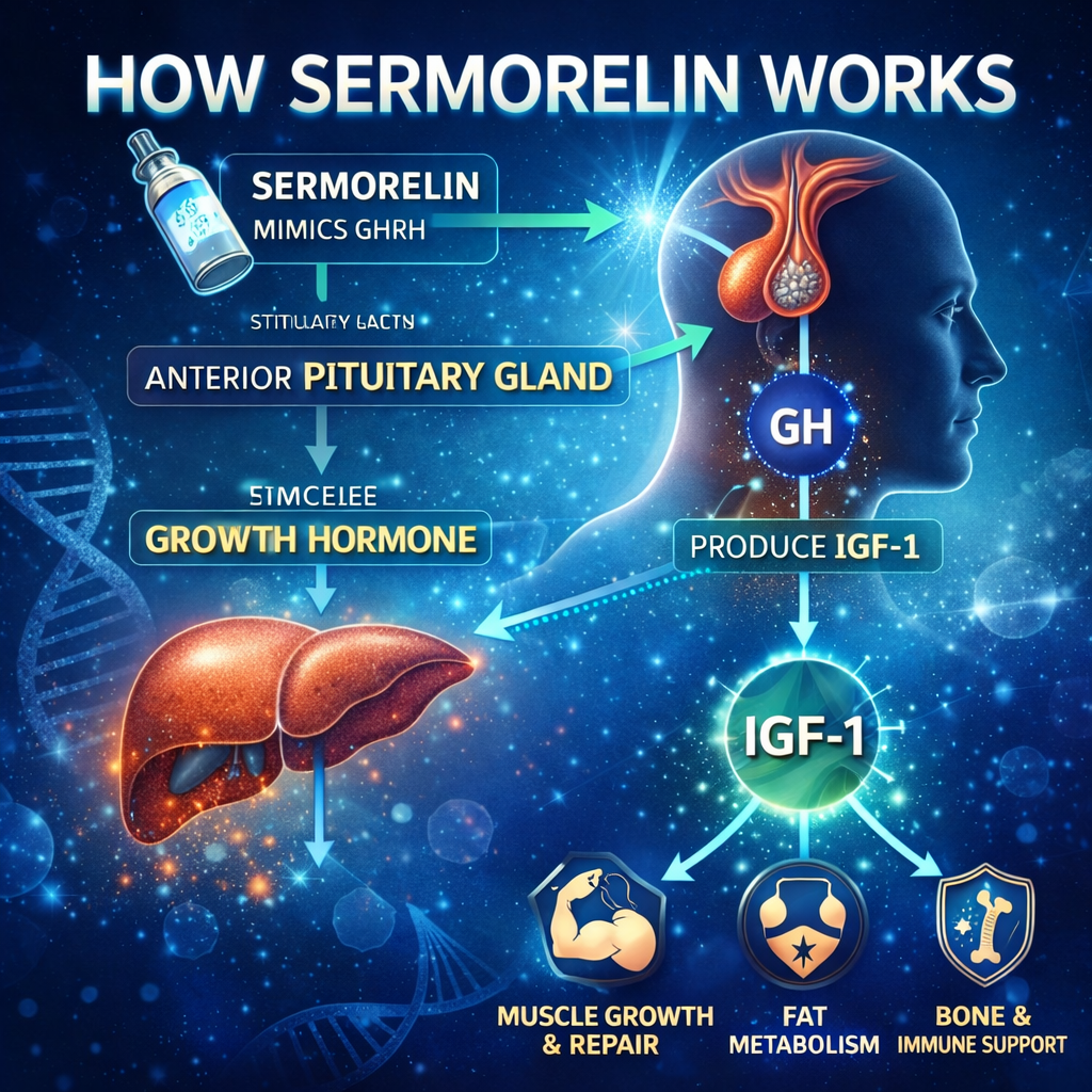 Sermrelin peptides